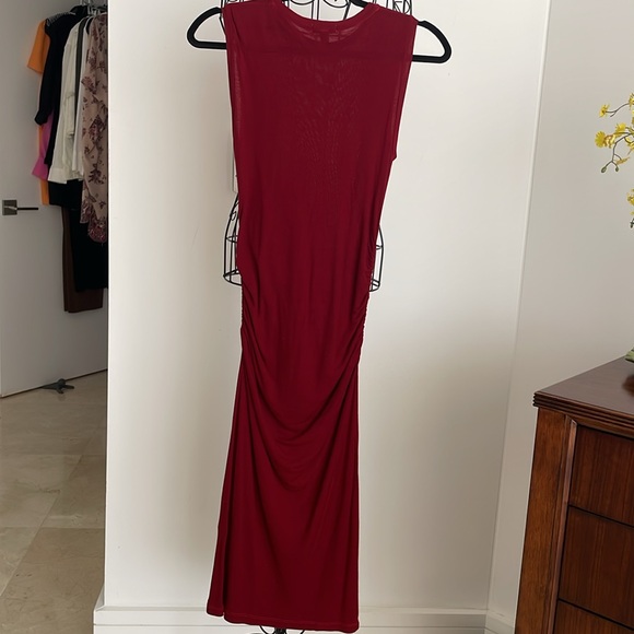 JAMES PERSE RUCHED SKINNY TANK DRESS - Picture 5 of 6